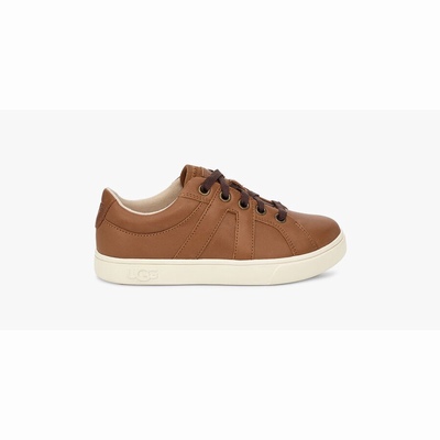 Tenis UGG Marcus Leather Criança Marrom | PT-VBFLY